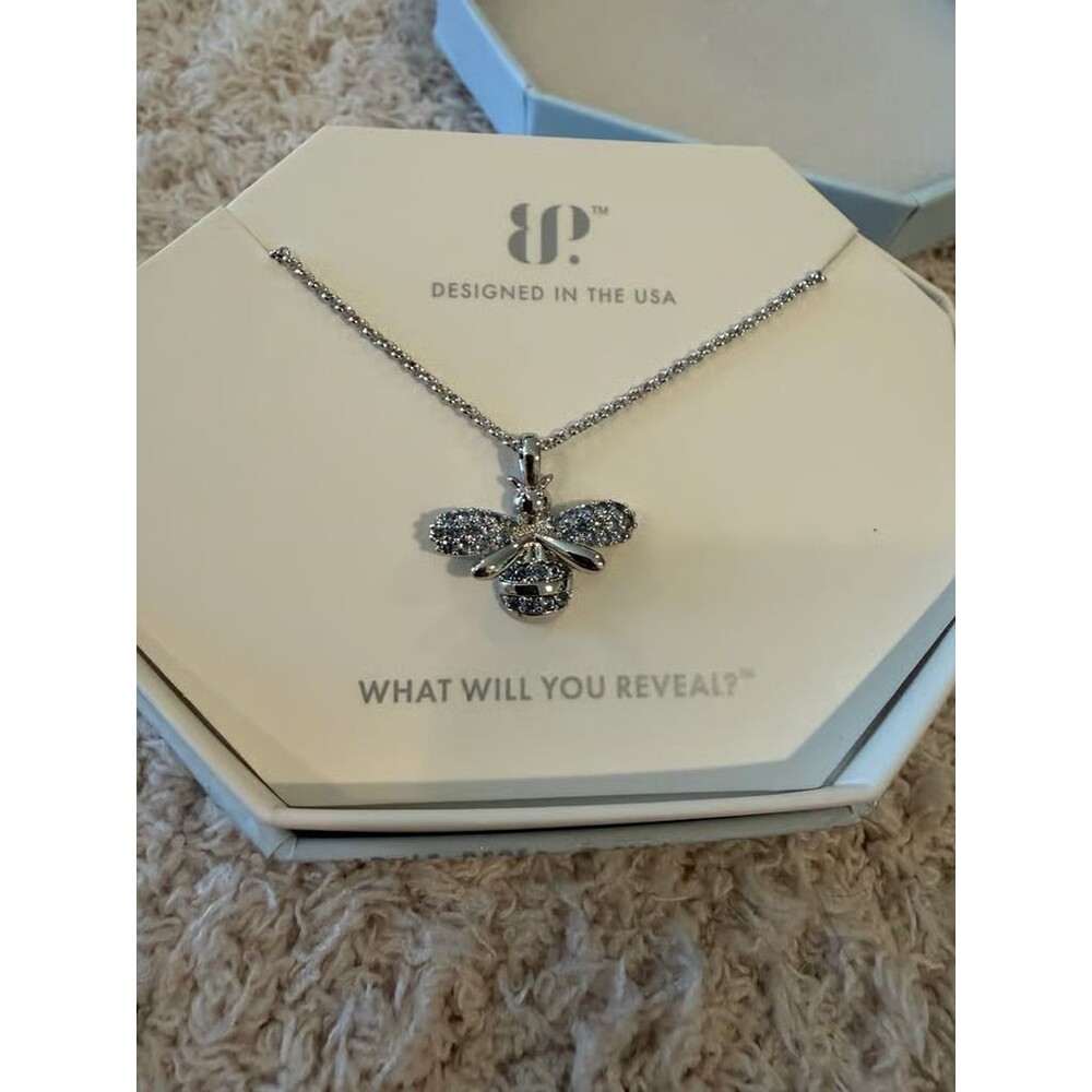 BP Silver Bee Necklace